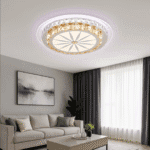 Lustra LED cu telecomanda DAVIDE RGB 62W, lumina Albastra/Rece/Calda, Dimabila, Alb