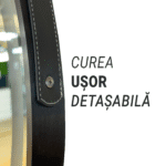 Oglinda LED Rotunda, 60cm, Micah Senzor MotionGlow Marcello, Sistem Dezaburire, Ceas & Termometru, Lupa Cosmetica, Dimabila - imagine 2