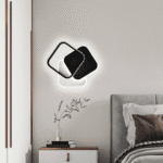 Lustra LED cu cristal PRISMIQ 39W, 3 Patrate, lumina Rece/Calda/Neutra, Negru