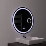 Oglinda LED Rotunda 70cm, Touch Luxor, Sistem Dezaburire, Dimabila - imagine 4