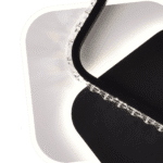 Lustra LED cu cristal PRISMIQ 39W, 3 Patrate, lumina Rece/Calda/Neutra, Negru - imagine 2