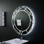 Oglinda LED Touch ASTRIX, 70cm, 6000K, Dimabila, Sistem Dezaburire - imagine 3