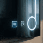 Oglinda LED Rectangulara, 50x70cm, Linea Touch, Sistem Dezaburire, Dimabila - imagine 2