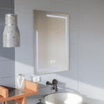Oglinda LED Rectangulara, 60x80cm, ECLISSA Touch, Sistem Dezaburire, Dimabila - imagine 3