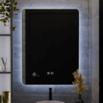 Oglinda LED Dreptunghiulara ARTEA Touch, 14W, 60X80cm, Sistem Dezaburire, Dimabila, Lumina Rece 6000K - imagine 4