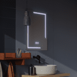 Oglinda LED Rectangulara, 60x80cm, ECLISSA Touch, Sistem Dezaburire, Dimabila - imagine 4