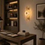 Aplica LED LUMA Decorativa Lumina Rece/Neutra/Calda Auriu - imagine 3