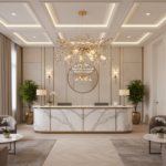 Candelabru Cristal LEAF Regalis, Φ80cm, 10xE14, Auriu, Metal si Cristal - imagine 3