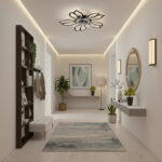 Lustra LED Ventilator ANEMO cu Telecomanda, 30W, D61cm, Lumina Rece/Neutra/Calda, Metal si Plastic, Negru - imagine 3