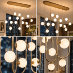 Lustra Suspendata GIJDUVAN Supremo, 16 x G9, Diametru 95cm, Metal, Auriu, Inaltime Reglabila - imagine 4