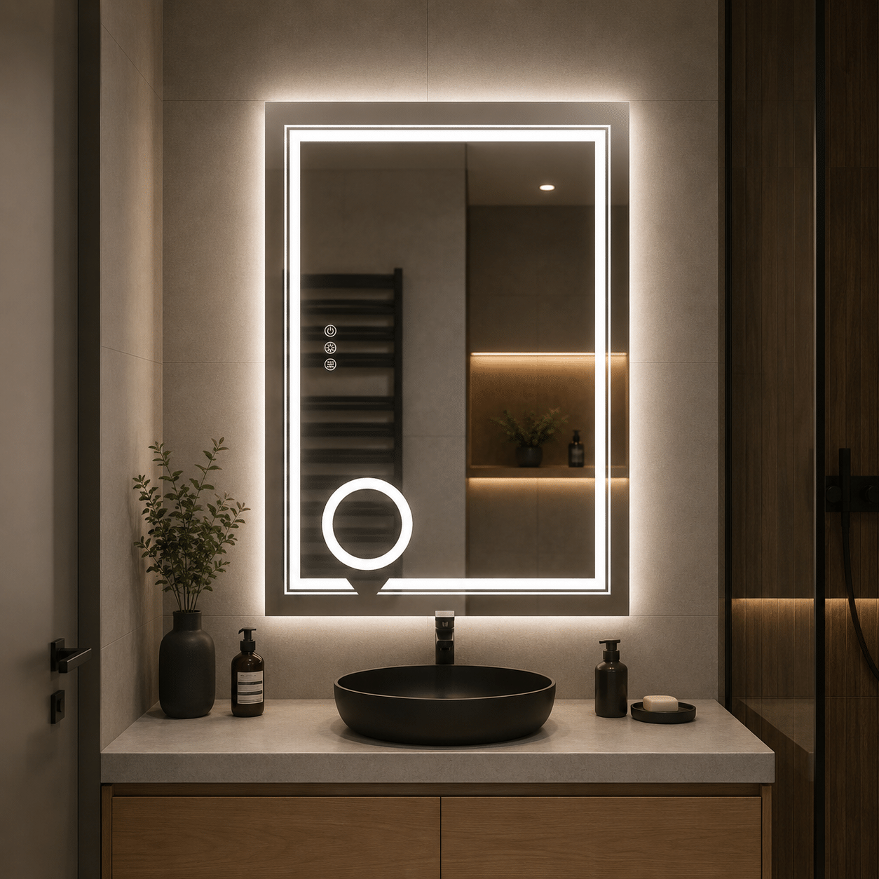 Oglindă LED CANTO Touch 50×70 cm Oglindă LED CANTO Touch 50×70 cm