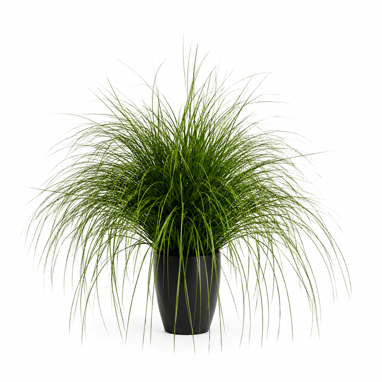Planta Artificiala Iarba Ornamentala Tip Fantana, 110cm, Verde, Fara Ghiveci