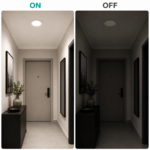 Spot LED AKTOBE, Ø11.9cm, 6W, Rotund, Lumina Rece, Alb, Metal si Acrilic - imagine 2