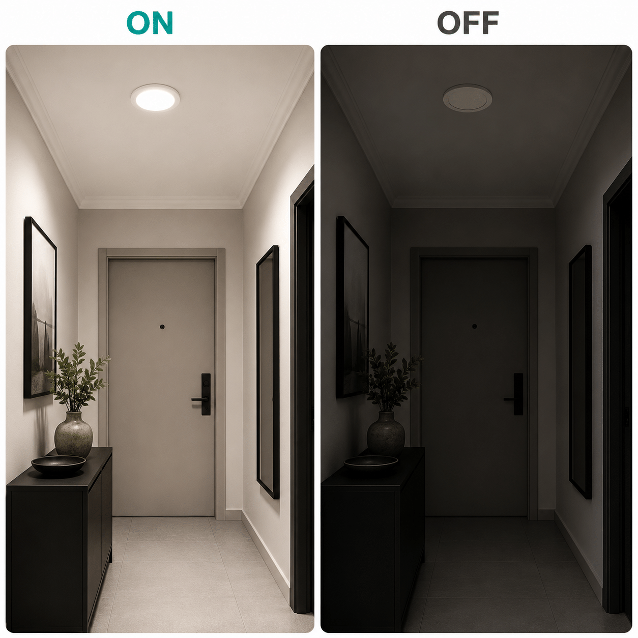 Spot LED AKTOBE, Ø11.9cm, 6W, Rotund, Lumina Rece, Alb, Metal si Acrilic - imagine 2