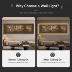Tablou Decorativ cu iluminare LED Harta a Lumii, 120 x 60 cm, 24W, Lumina Neutra, Aliaj de Aluminiu si MDF - imagine 2