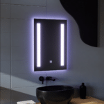 Oglinda LED Rectangulara, 50x70cm, C206S/50X70 Touch, Dimabila - imagine 3