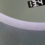 Oglinda LED Rotunda GIULIA, 70cm, senzor MotionGlow, Sistem Dezaburire, Ceas & Termometru, Dimabila, Marcello Funghi - imagine 2